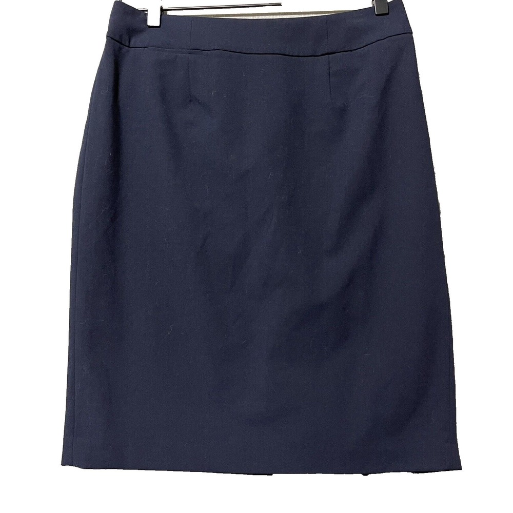 CALVIN KLEIN Mini Skirt Women's 8 Black Pencil Lined Stretch Corpcore Glamor